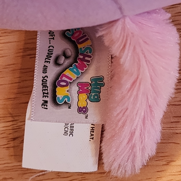 Kellytoy Squishmallows Valentine’s Purple Tara the Unicorn Hug Mee Plush 10” - Picture 2 of 3